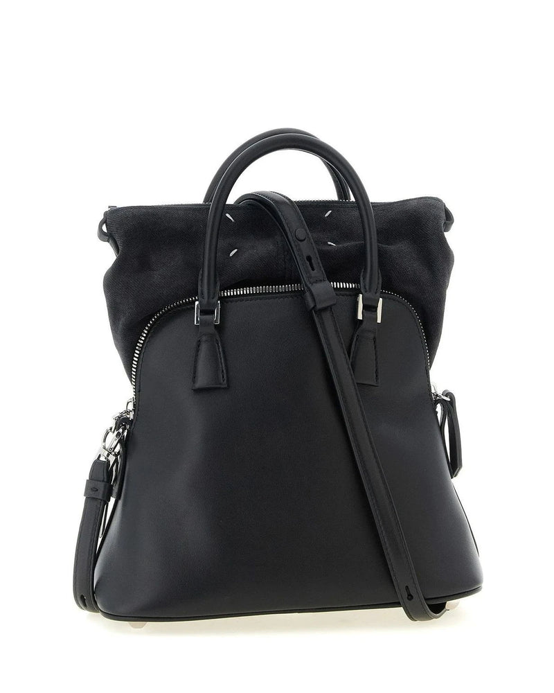 Maison Margiela Satchel Bag in black, Calfskin Leather — view 2