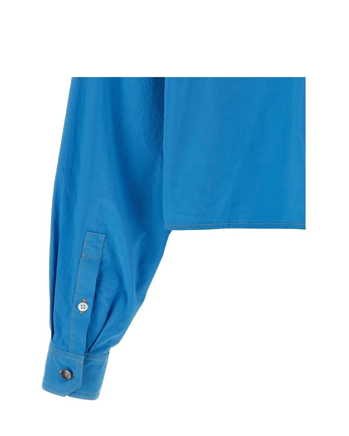 Versace Dress Shirt in blue, Cotton — view 4