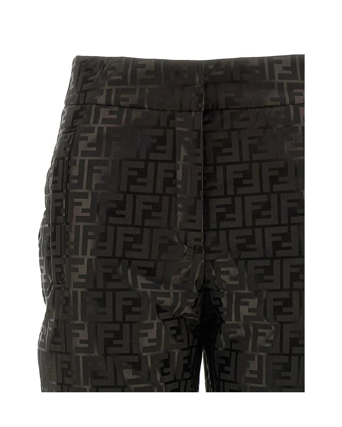 Fendi Trouser in brown, Cotton — view 3