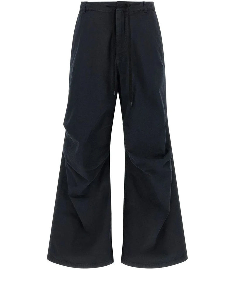 MM6 Maison Margiela Palazzo Pant in blue, Cotton
