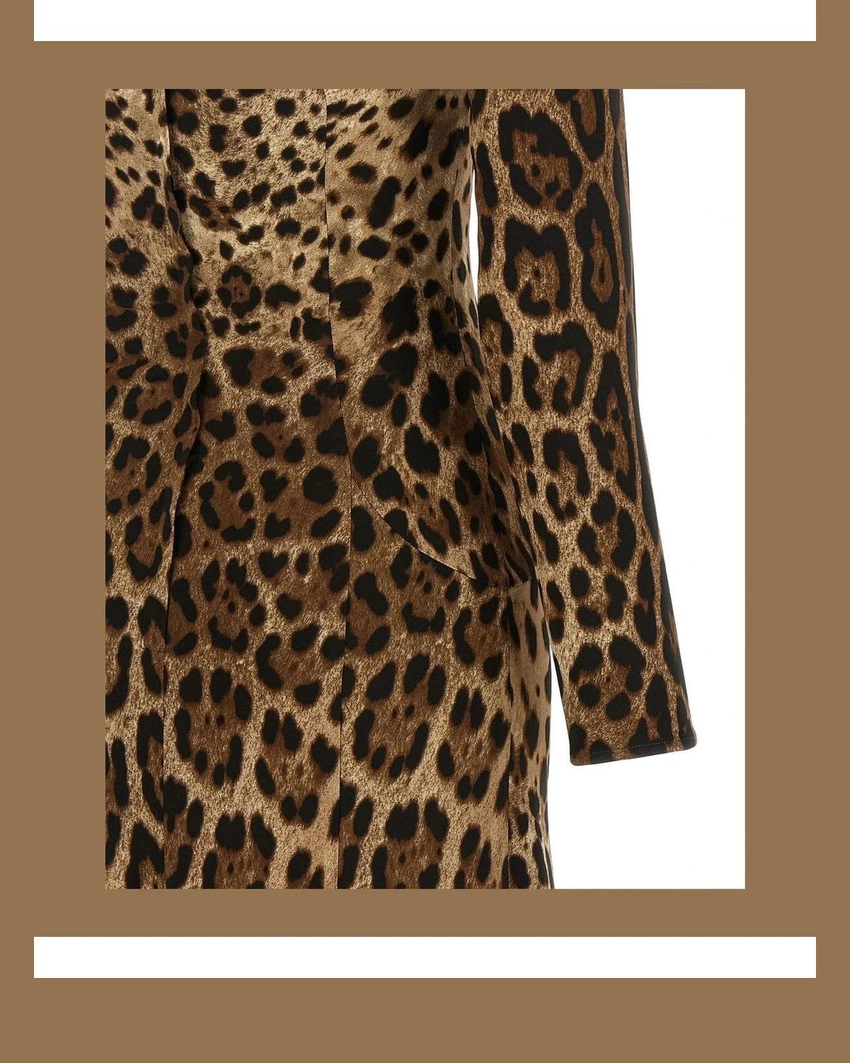 Dolce & Gabbana Dresse in brown, Viscose — view 4