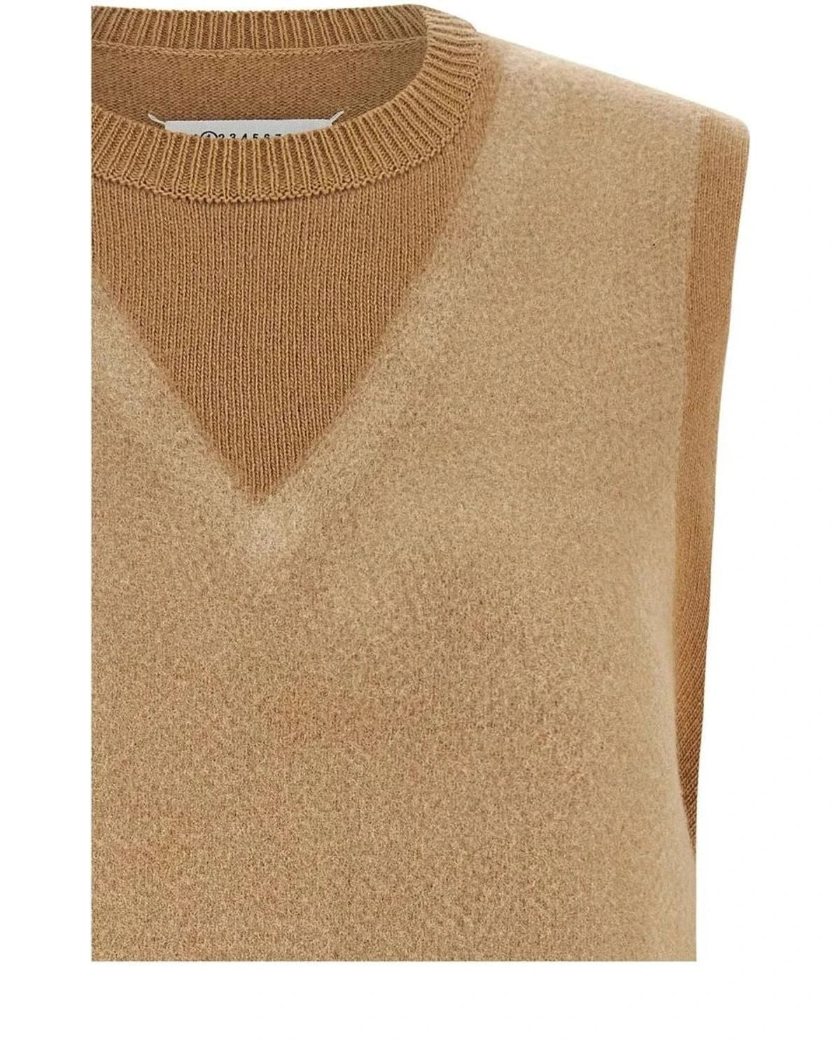 Maison Margiela Vest in beige — view 3
