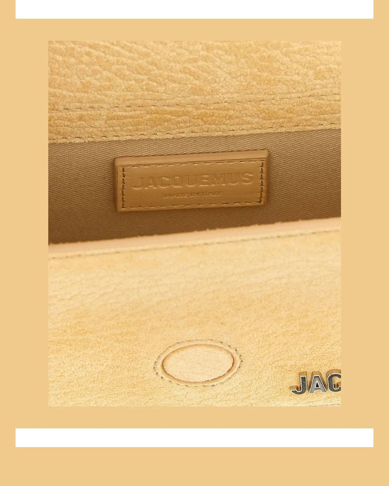Jacquemus Clutch Bag in beige, Cow Leather — view 4