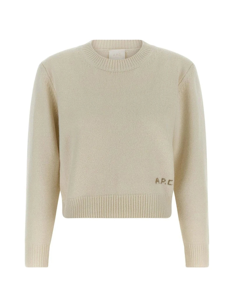 A.P.C. Sweater in white, Wool