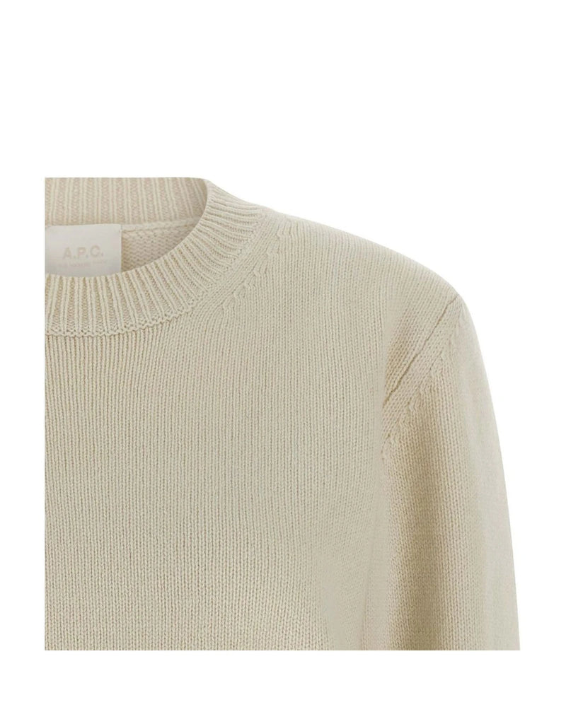 White Wool Cardigan 