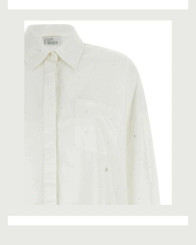 Giuseppe Di Morabito Dress Shirt in white, Cotton — view 3