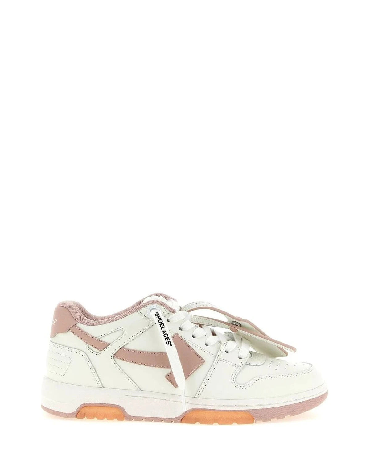 Off-White Sneakers in pink, Leather