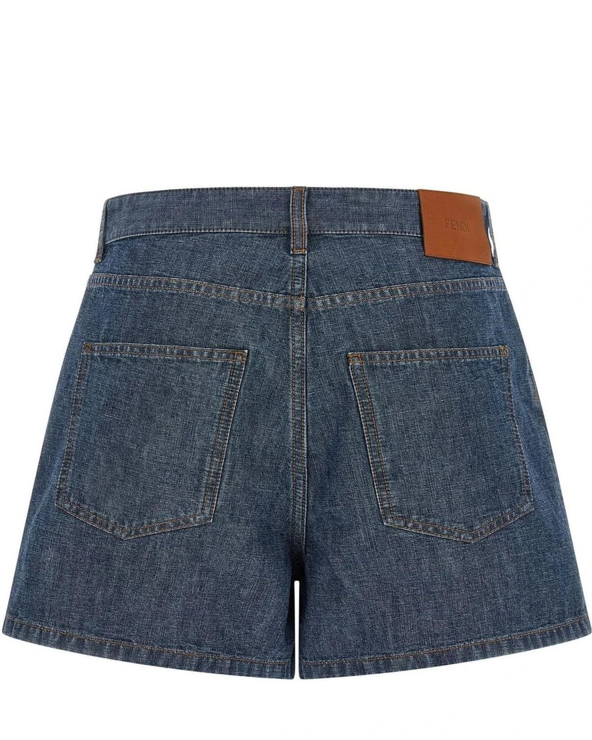 Fendi Denim Short in blue, Cotton — view 2