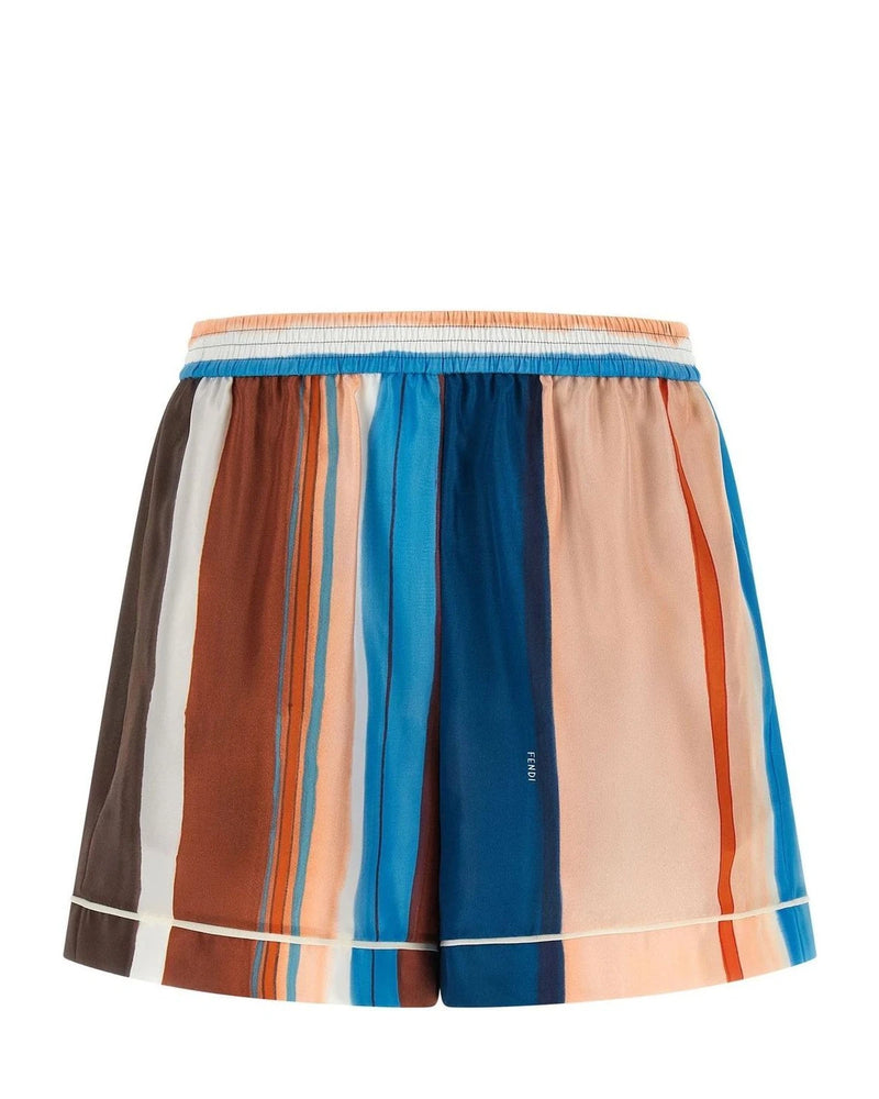 Fendi Bermuda in multicolor, Silk