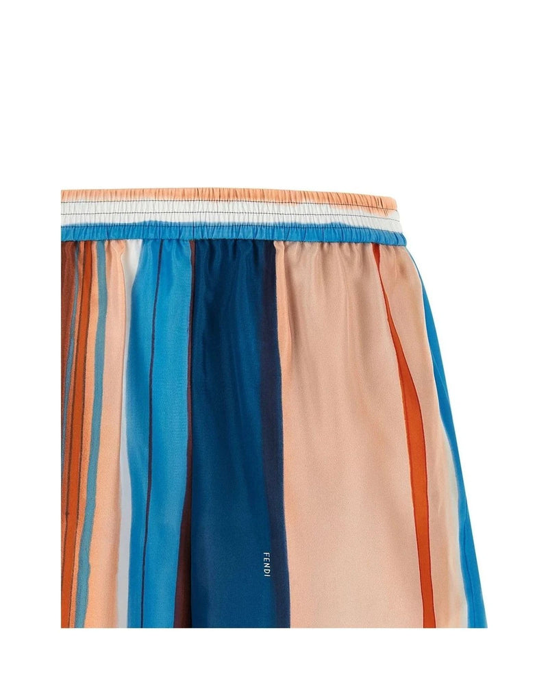 Fendi Bermuda in multicolor, Silk — view 3