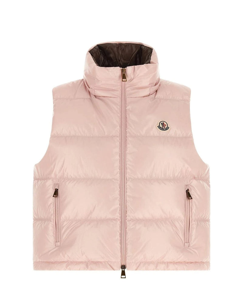 Moncler Vest in pink, Polyamide — view 2