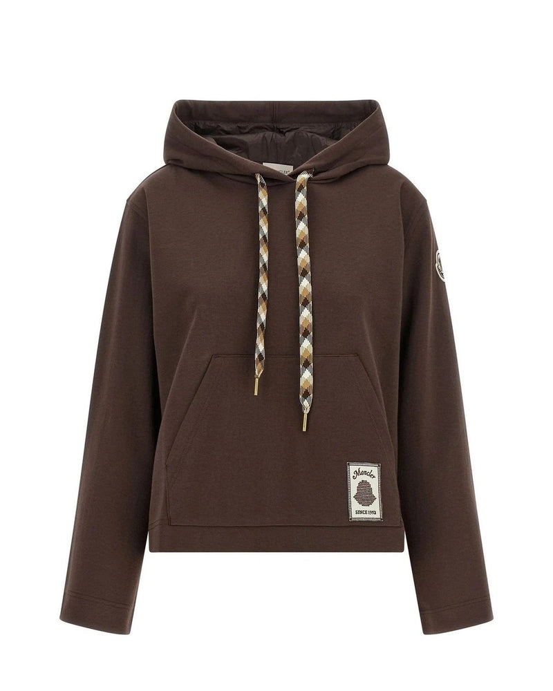 Moncler Hoodie in brown, Cotton