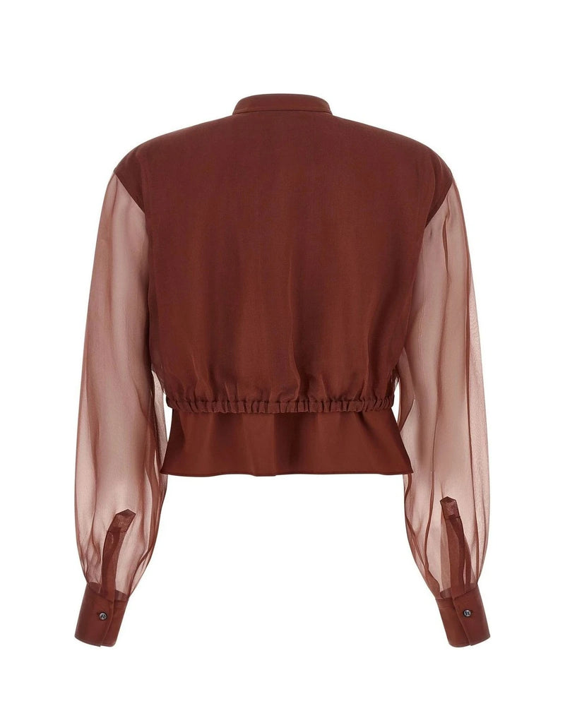 Brunello Cucinelli Blouse in brown, Cotton — view 2