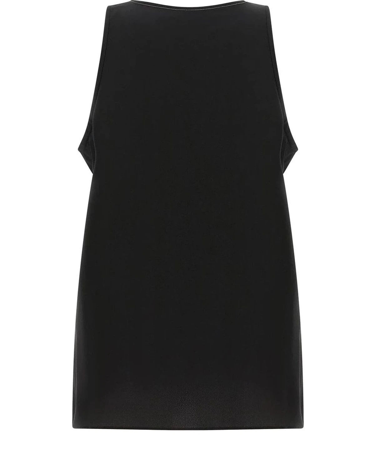 Brunello Cucinelli Blouse in black, Silk — view 2