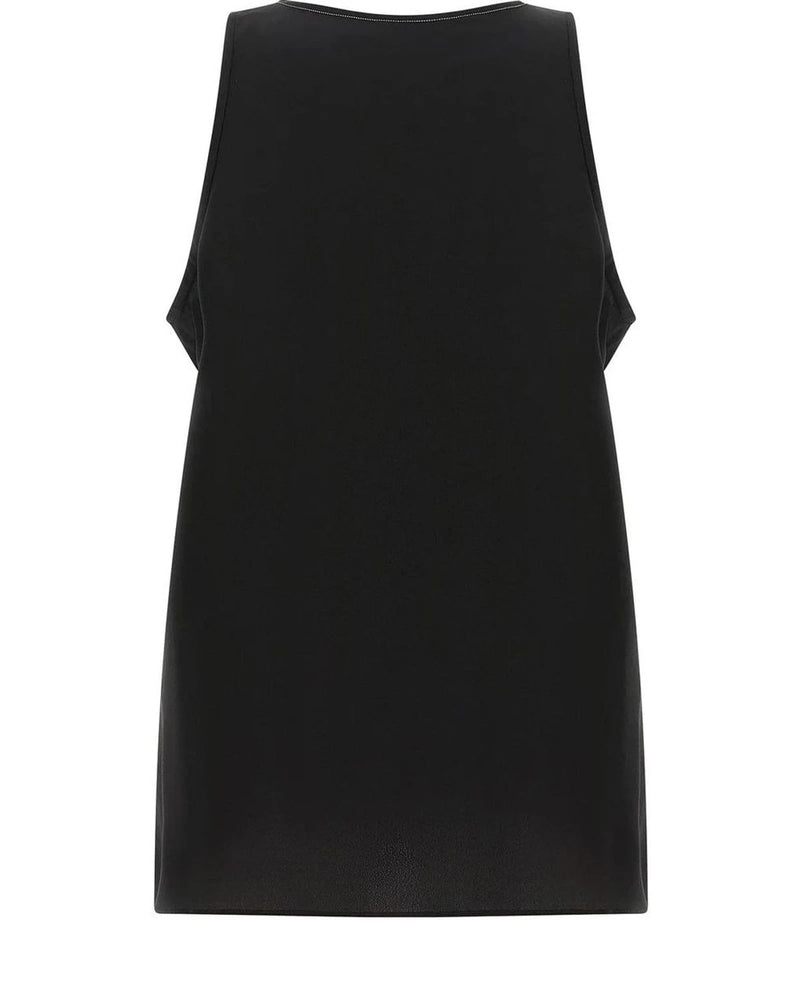 Brunello Cucinelli Blouse in black, Silk — view 2