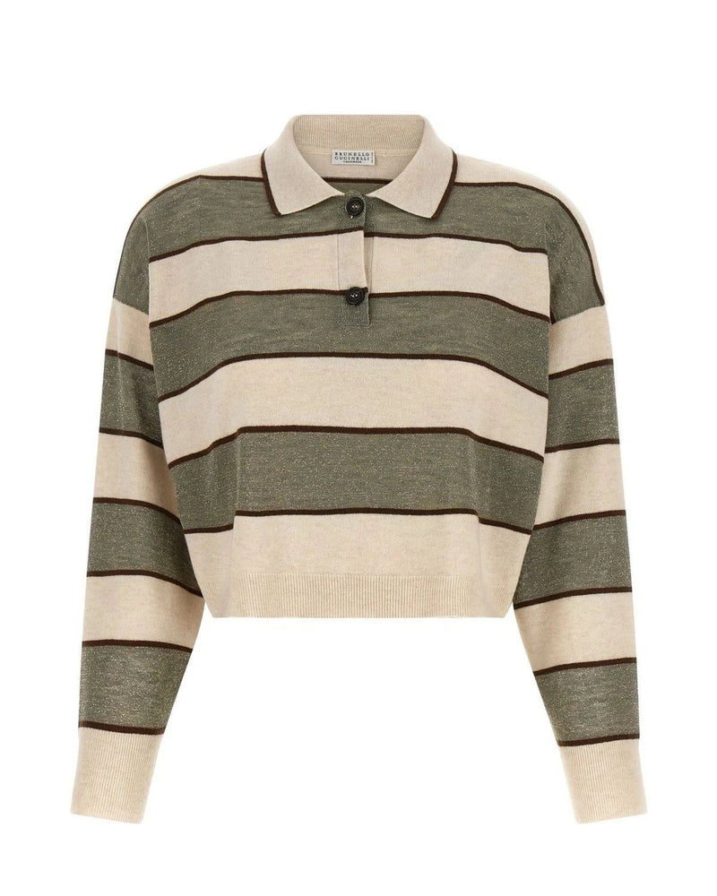 Brunello Cucinelli Polo in multicolor, Virgin Wool