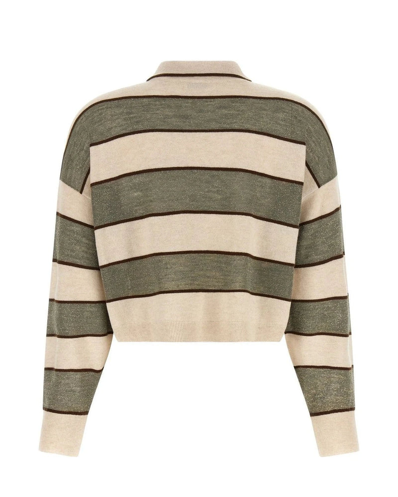 Brunello Cucinelli Polo in multicolor, Virgin Wool — view 2