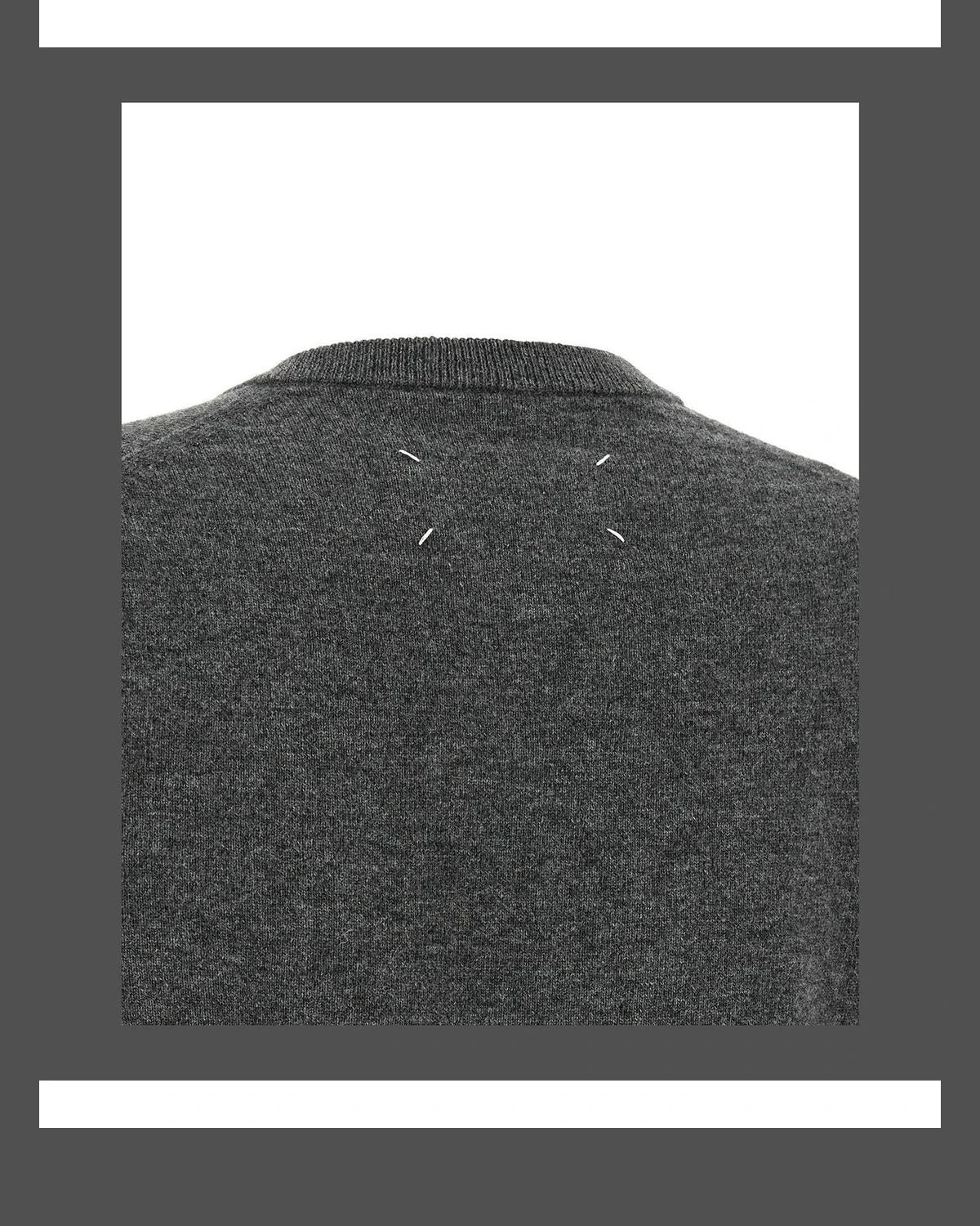 Maison Margiela Sweater in gray, Virgin Wool — view 4
