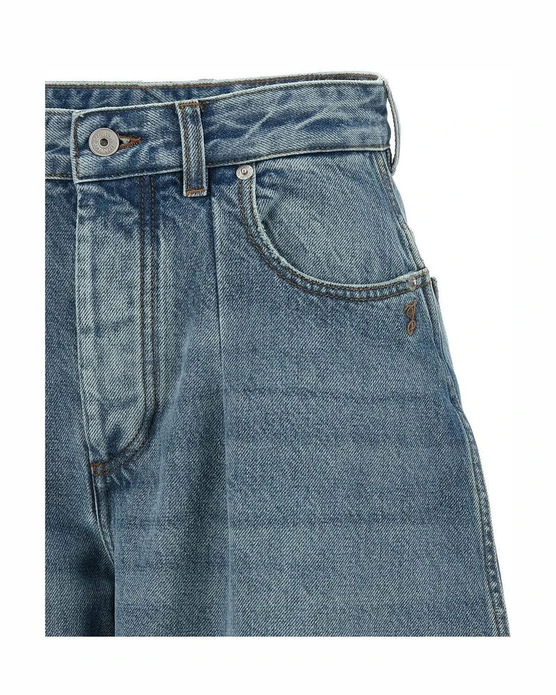 Jacquemus Jean in blue, Cotton — view 3