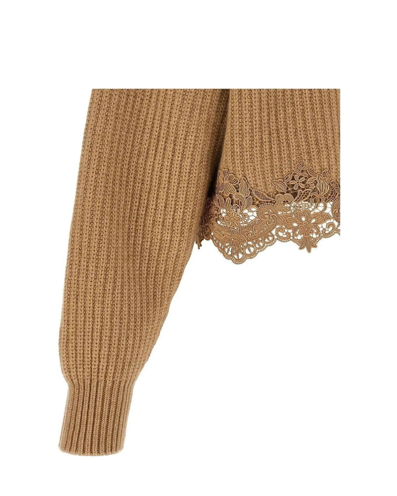 Chloé Sweater in beige, Wool — view 4