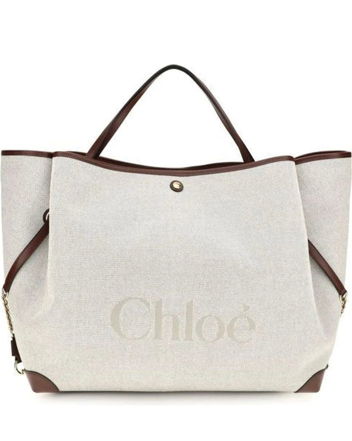 Chloé Tote Bag in beige, Cotton