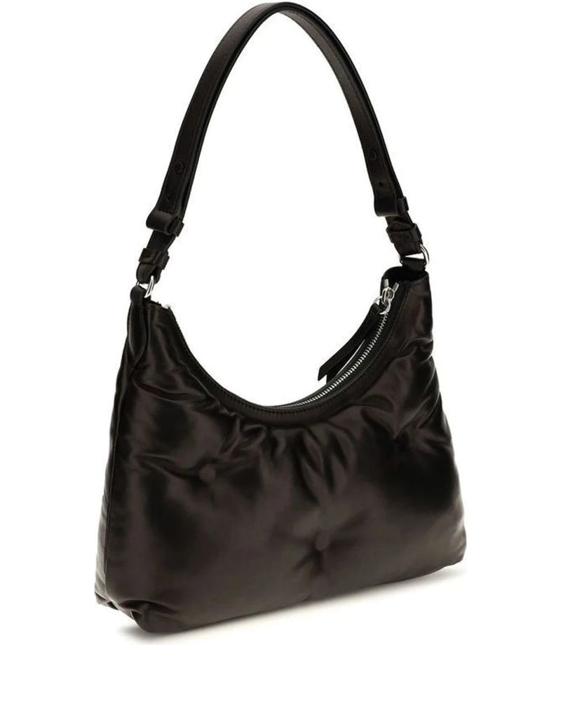 Maison Margiela Shoulder Bag in black, Lamb — view 3