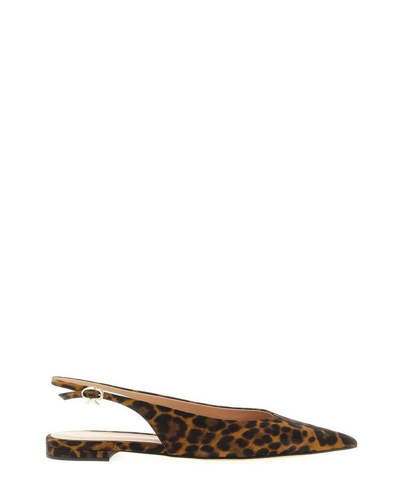 Gianvito Rossi Ballet Flats in brown, Suede Leather