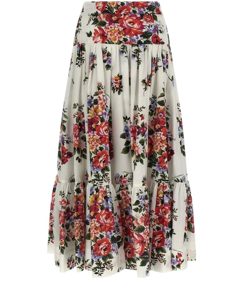 Dolce & Gabbana Skirt in white, Cotton — view 2