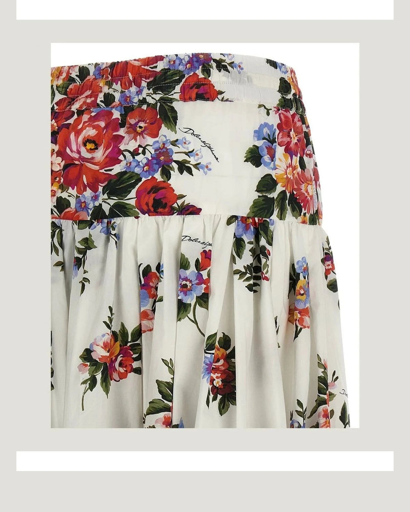 Dolce & Gabbana Skirt in white, Cotton — view 4