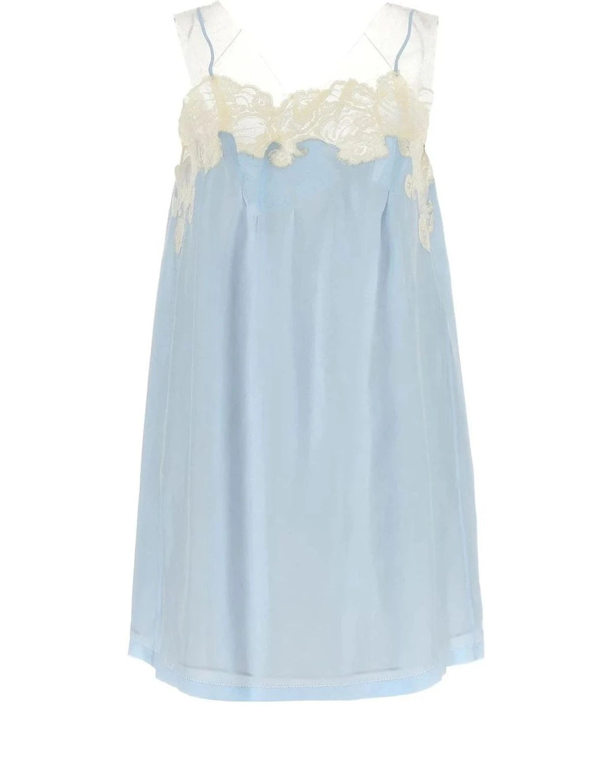 Maison Margiela Dresse in blue, Cupro