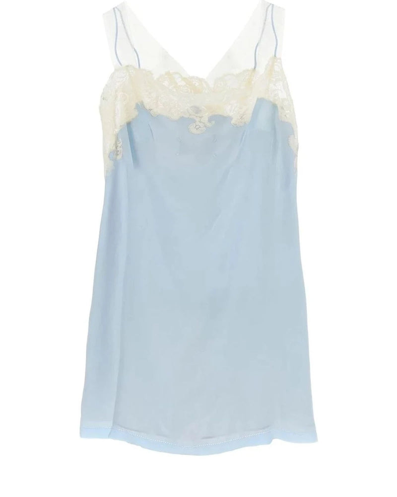 Maison Margiela Dresse in blue, Cupro — view 2