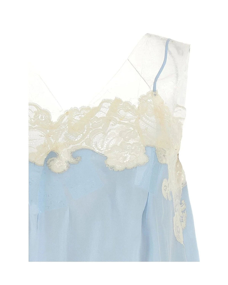 Maison Margiela Dresse in blue, Cupro — view 3