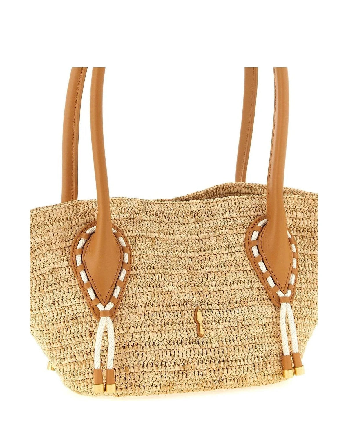 Christian Louboutin Tote Bag in beige, Raffia — view 3