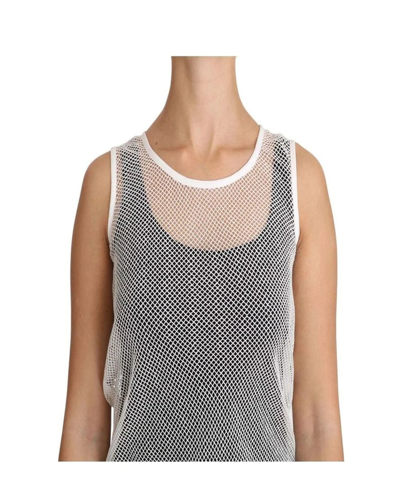 Dolce & Gabbana Tank Top in white, Cotton — view 2