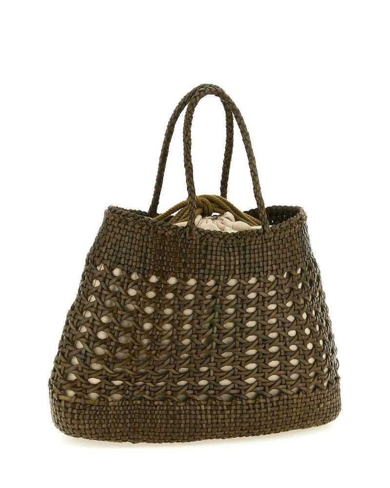 Dragon Diffusion Tote Bag in brown, Calfskin Leather — view 2