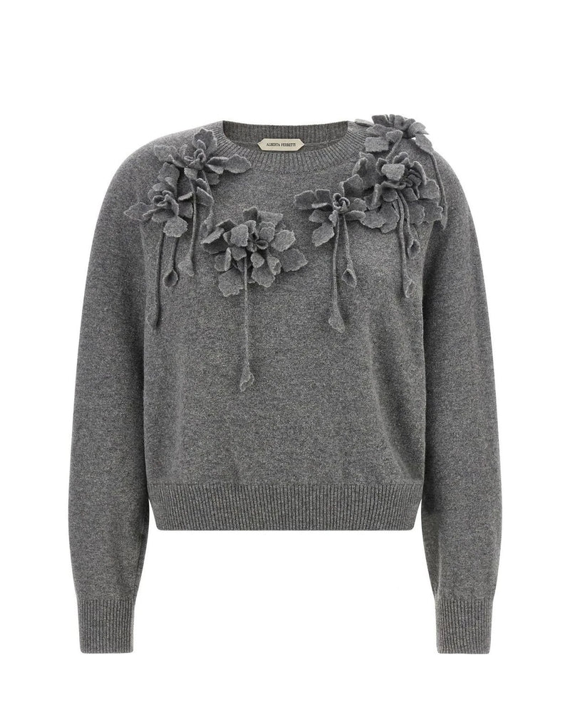 Alberta Ferretti Sweater in gray, Virgin Wool