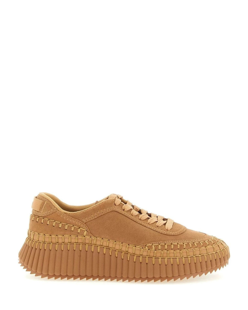 Chloé Sneakers in beige, Polyester