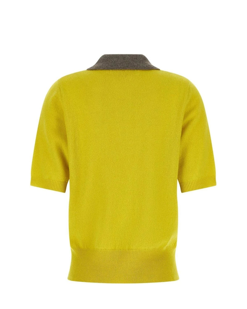 Marni Polo in yellow, Cashmere — view 2