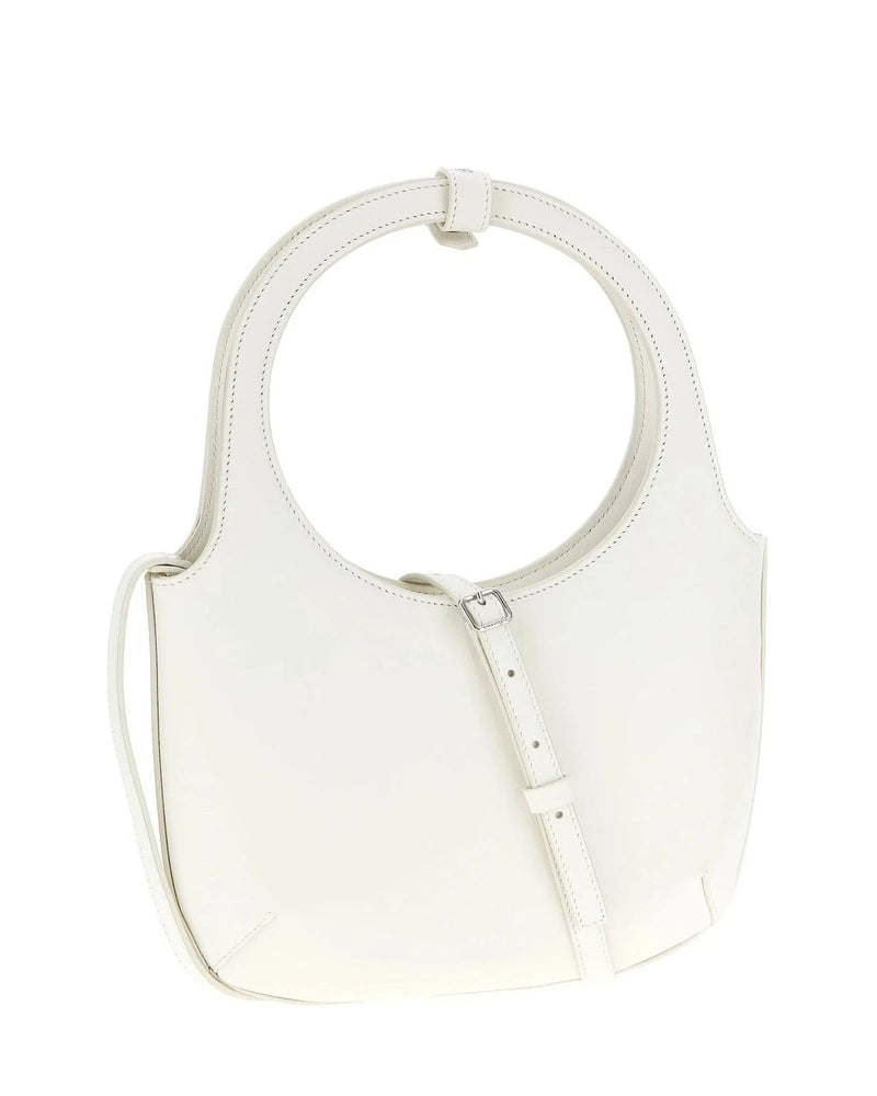 Courrèges Shoulder Bag in white, Calfskin Leather — view 2