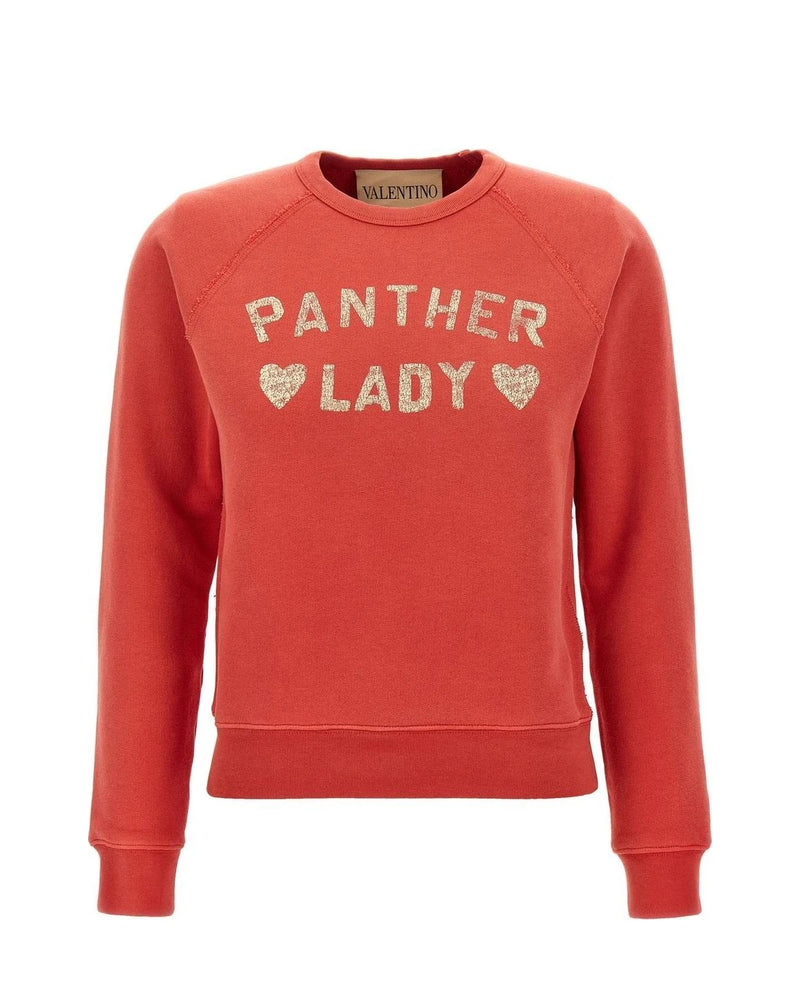 Valentino Garavani Sweatshirt in red, Cotton
