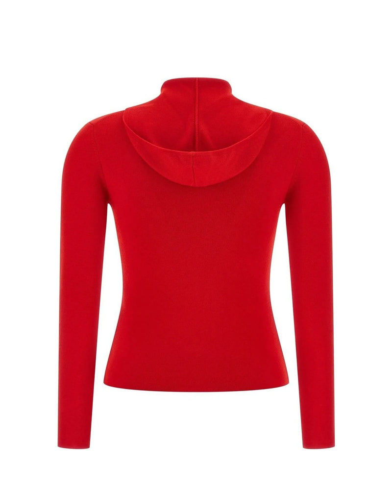 Victoria Beckham Cardigan in red, Wool — view 2