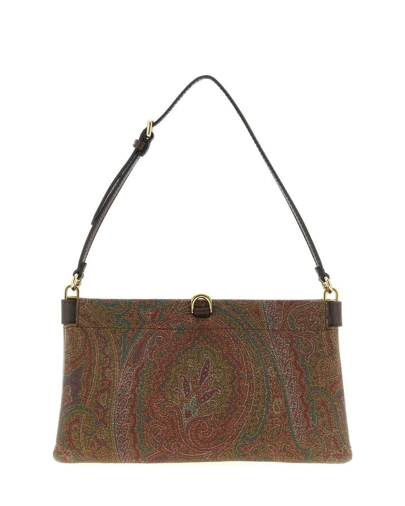 Etro Shoulder Bag in brown, Pvc