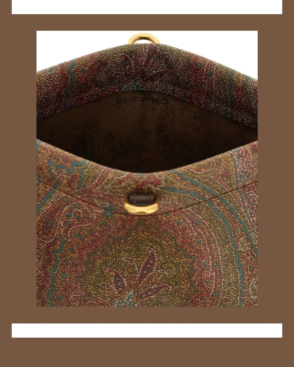 Etro Shoulder Bag in brown, Pvc — view 4