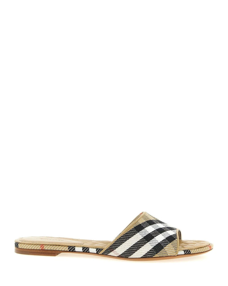Burberry Beige Slides