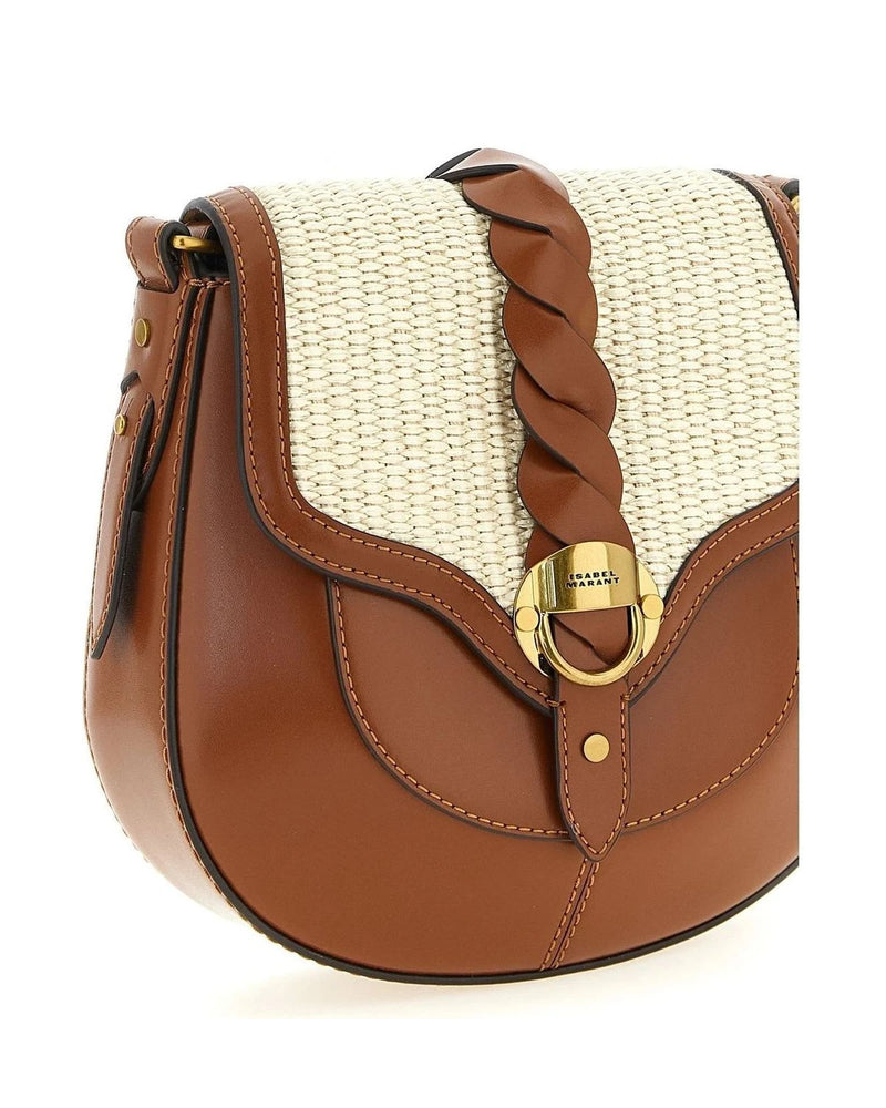 Isabel Marant Cross Body Bag in brown, Calfskin Leather — view 3