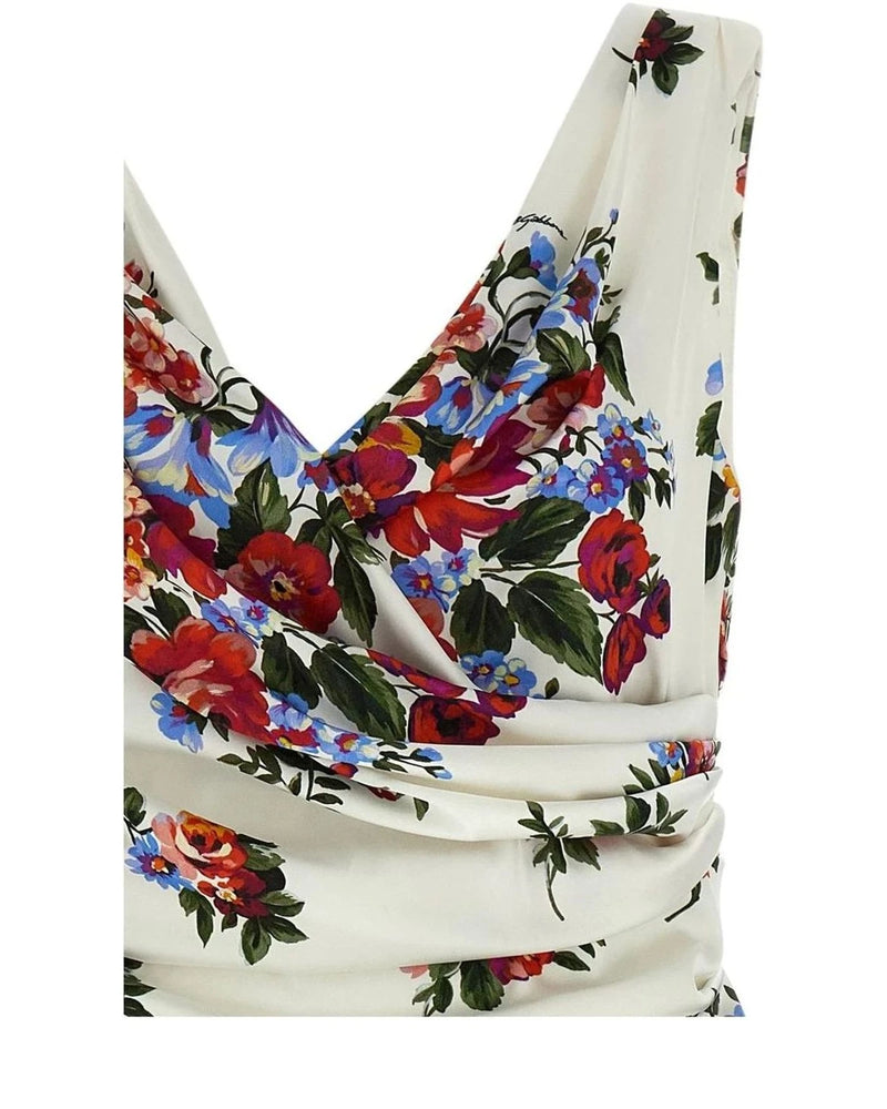 Dolce & Gabbana Dresse in white, Viscose — view 3
