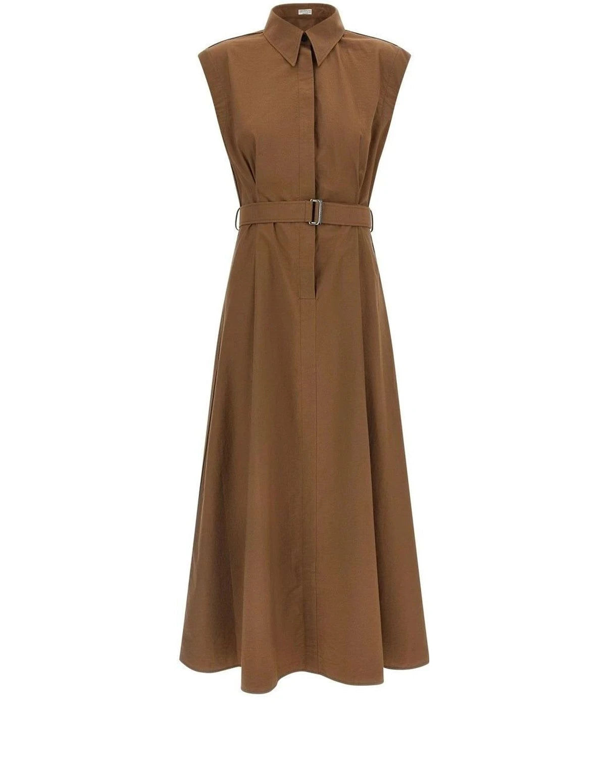Brunello Cucinelli Dresse in brown, Cotton