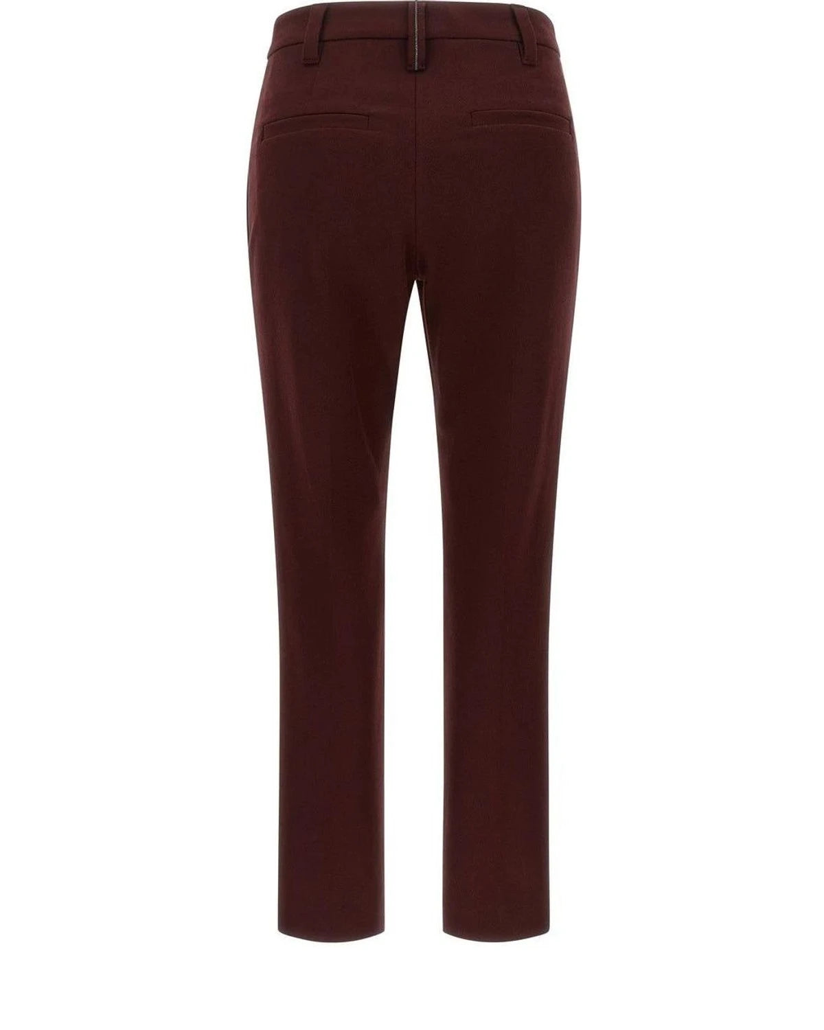 Brunello Cucinelli Trouser in red, Cotton — view 2