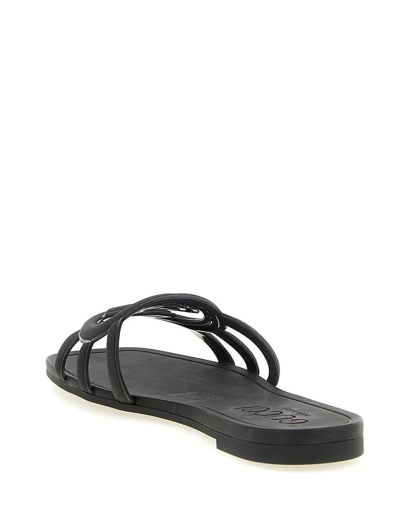Gucci Slides in black, Rubber — view 3
