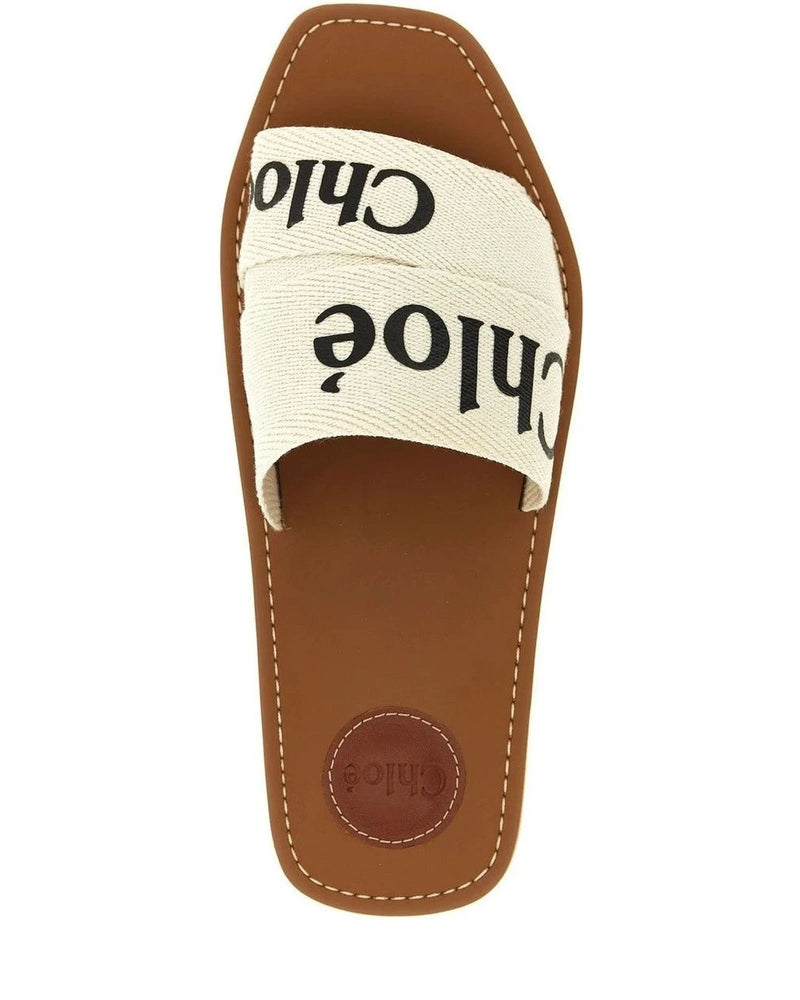 Chloé Sandals in white, Linen — view 4
